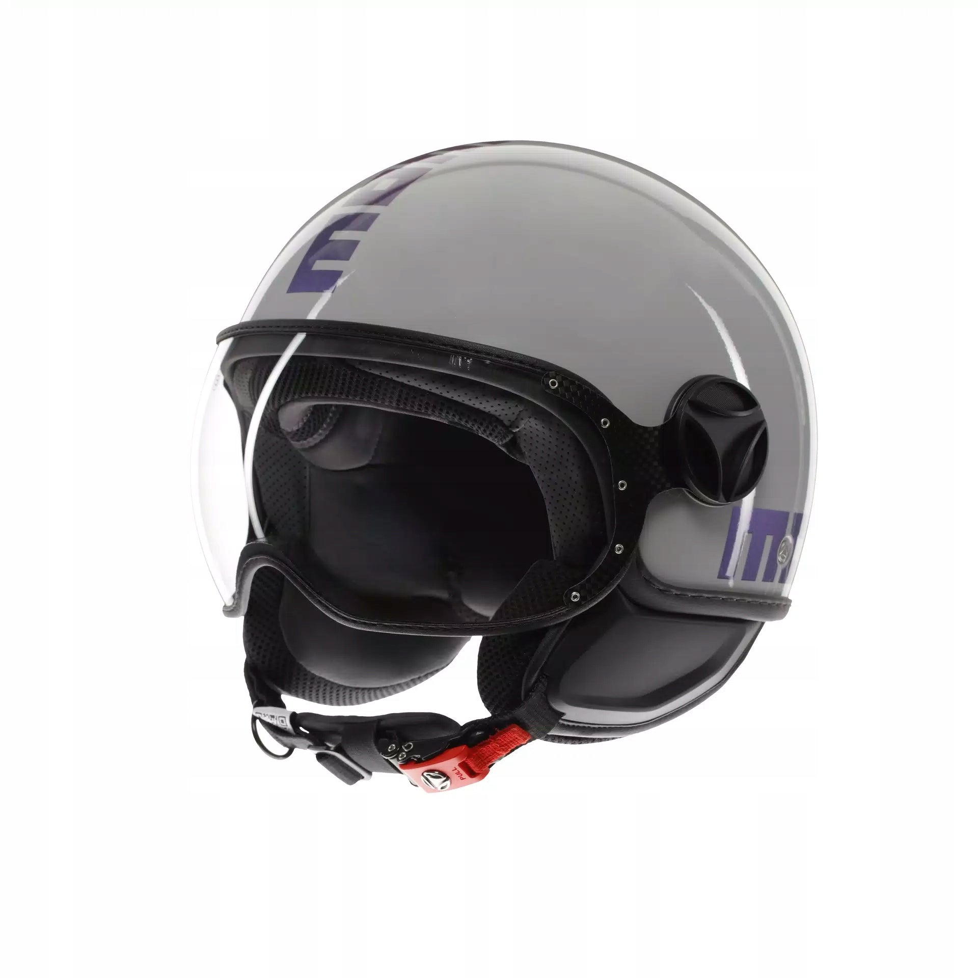 MOMO DESIGN Open Helmet FGTR Classic Flip White/Blue/Fuksja - S