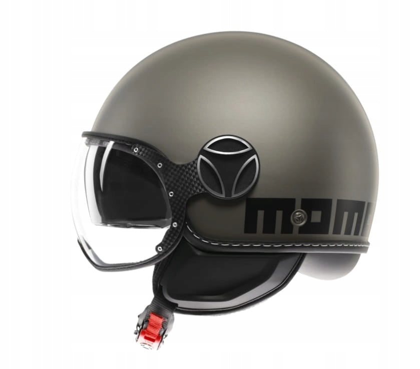 MOMO DESIGN Open Helmet FGTR EVO Matte Titanium/ Black - S Manufacturer no brand