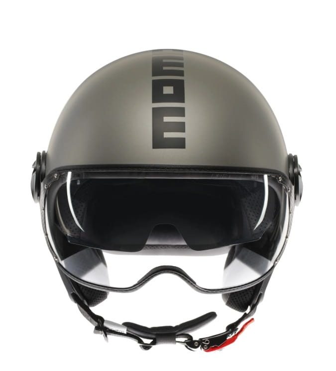 MOMO DESIGN Open Helmet FGTR EVO Matte Titanium/ Black - S Size S
