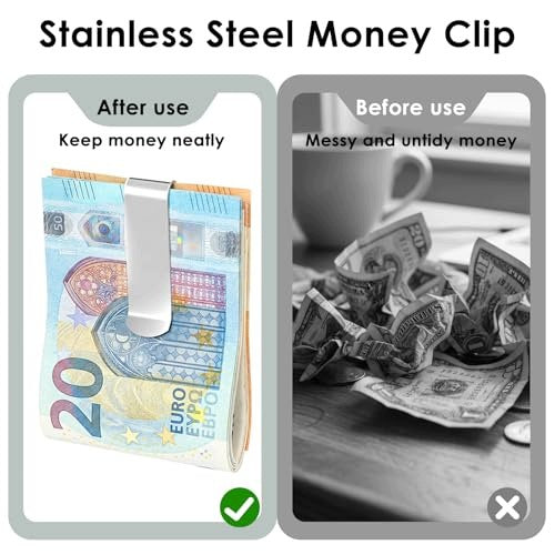 MONEY CLIPS METAL SILVER STEEL FOR MEN 20 PACK Manufacturer code SWC5908151166642