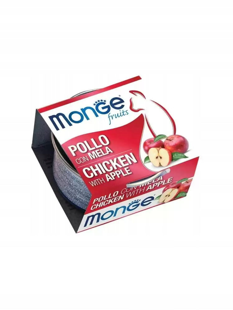 MONGE FRUIT CHICKEN WITH APPLE 80G