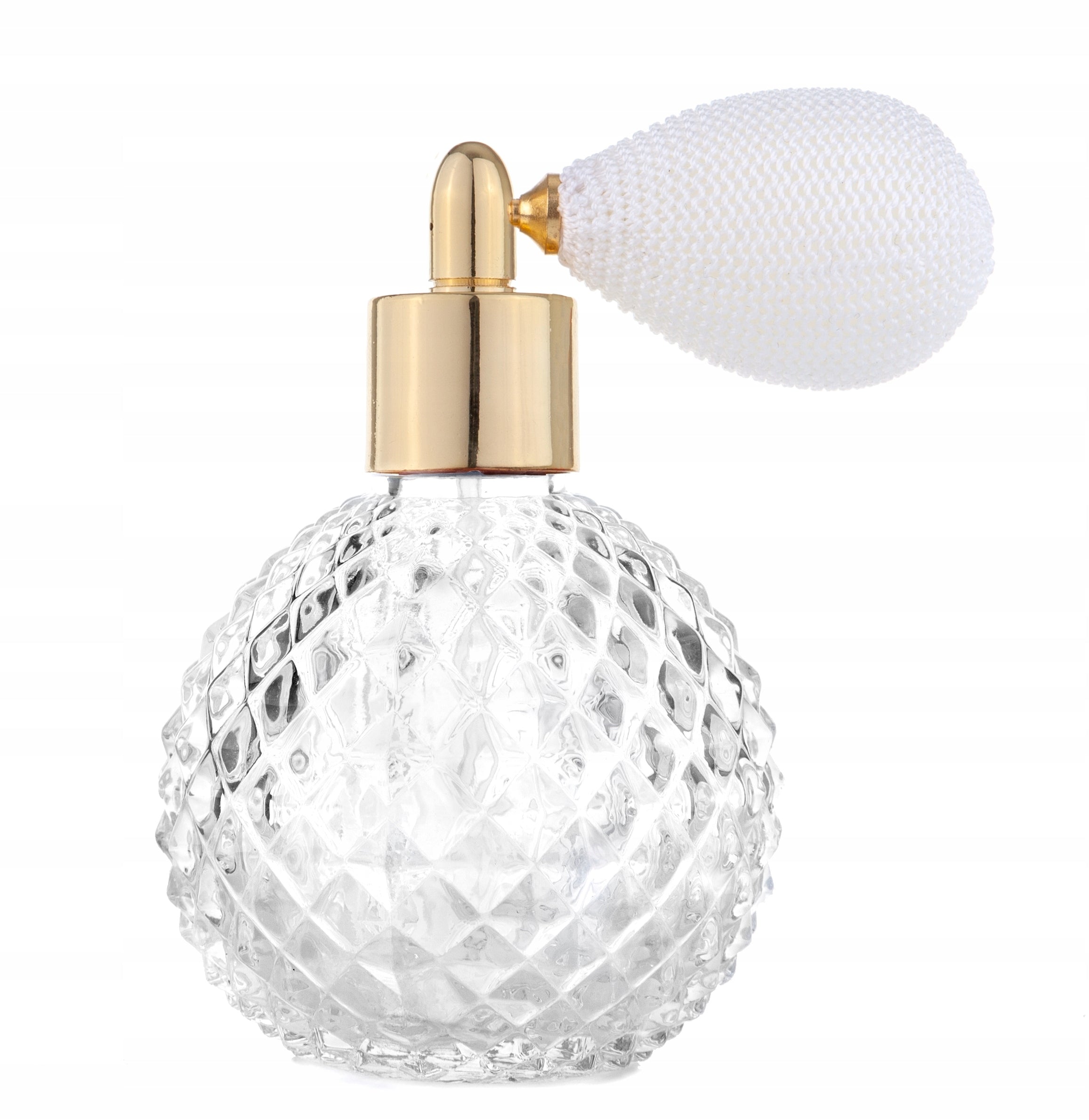 MONIQUE GLASS BOTTLE FOR PERFUME WITH PUMP - 110 ML