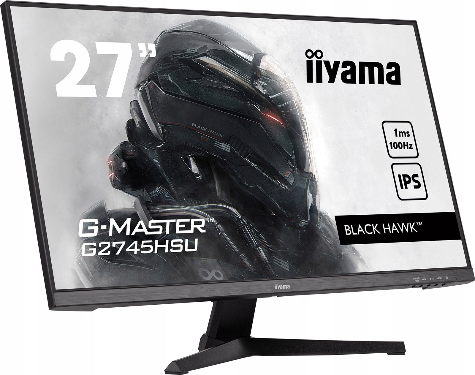 MONITOR 27 iiyama G-Master Black Hawk G2745HSU-B1 2 IPS LED 1ms 100Hz HDMI Packaging status original