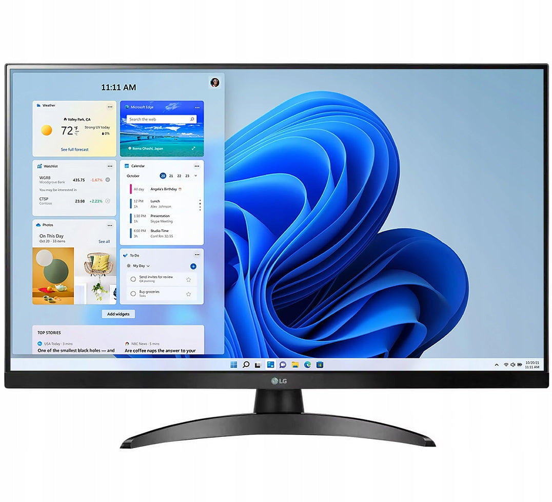 MONITOR SMART+TV TUNER LG 27TQ615S IPS FHD WiFi BT DVBT2 HEVC REMOTE 27 CALI