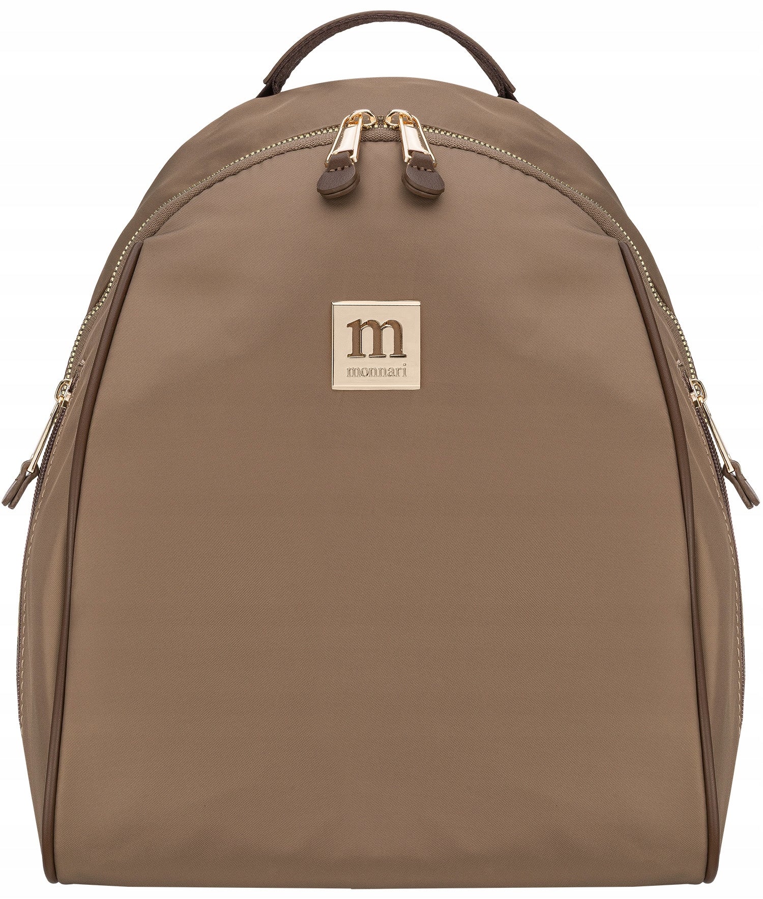 MONNARI Women's City Backpack WATERPROOF BROWN PREMIUM POCKETS