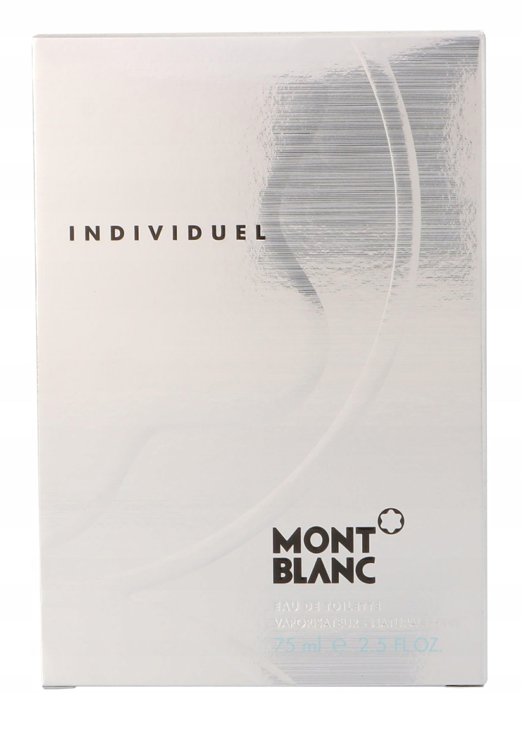 MONT BLANC Individuel for Men Eau de toilette for men EDT Perfume 75ml Brand Mont Blanc