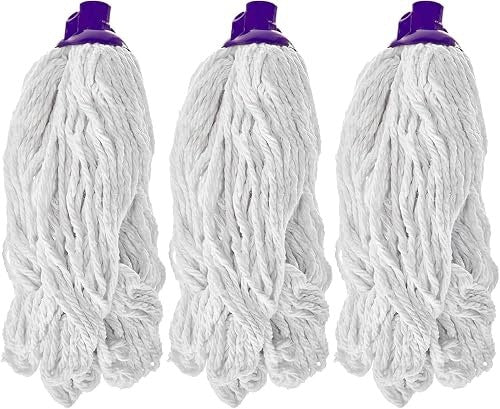 MOP COTTON POLYESTER FOR CLEANING SET OF 3 WHITE polyester Brand no brand