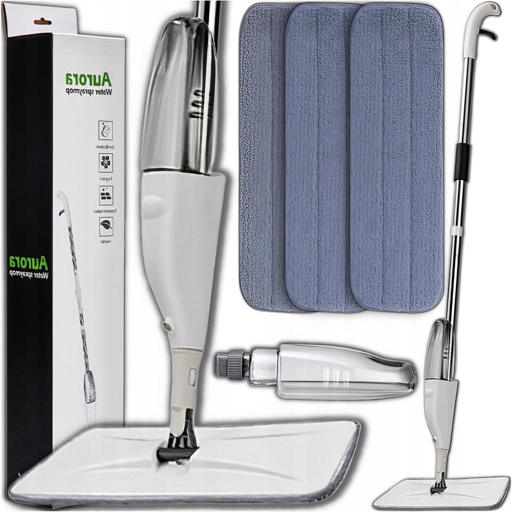 MOP PŁASKI ZE SPRYSKIWACZEM + 2x WKŁADY MIKROFIBRA DŁUGI 120cm 350ml MOCNY Manufacturer code Mop ze spryskiwaczem płaski wkłady spray