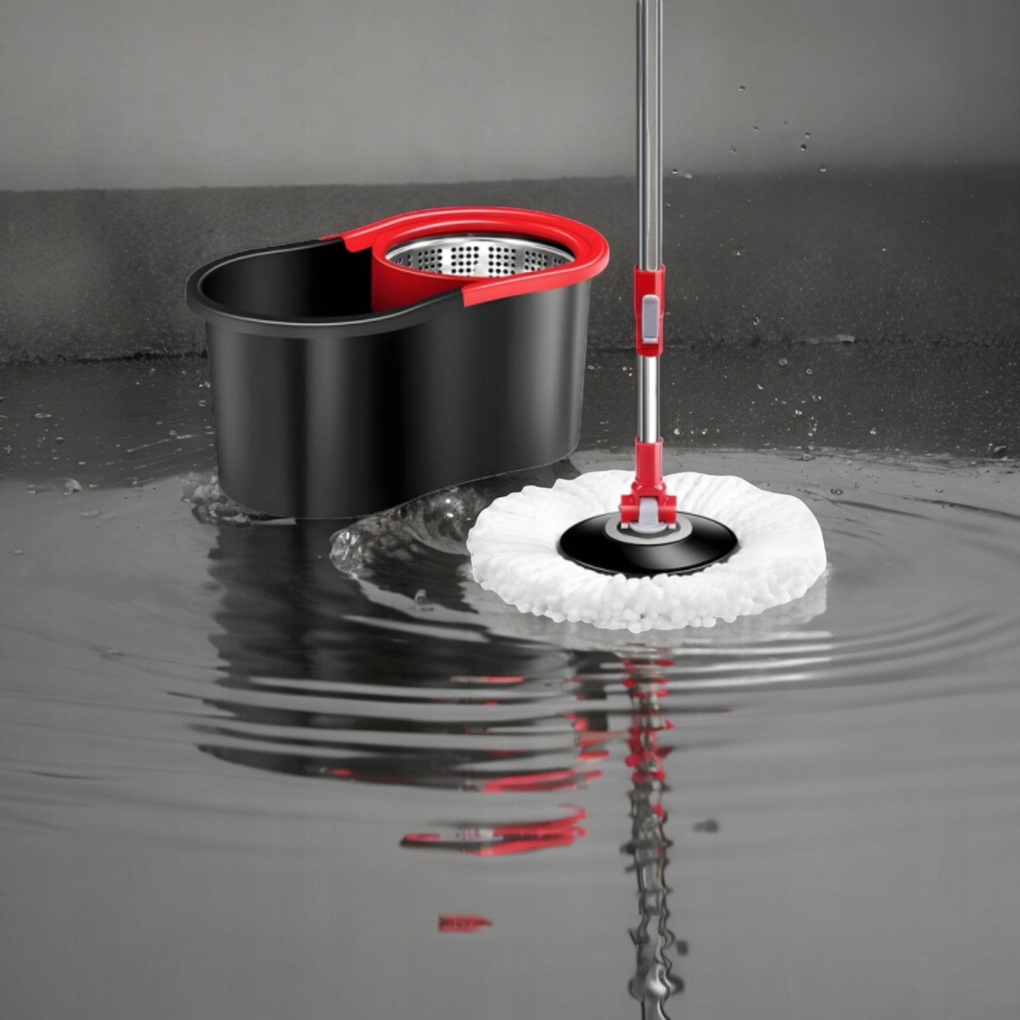 MOP Rotary SPIN TURBO 360 OVERLAYS 3in1 Microfiber BUCKET SET Brand no brand
