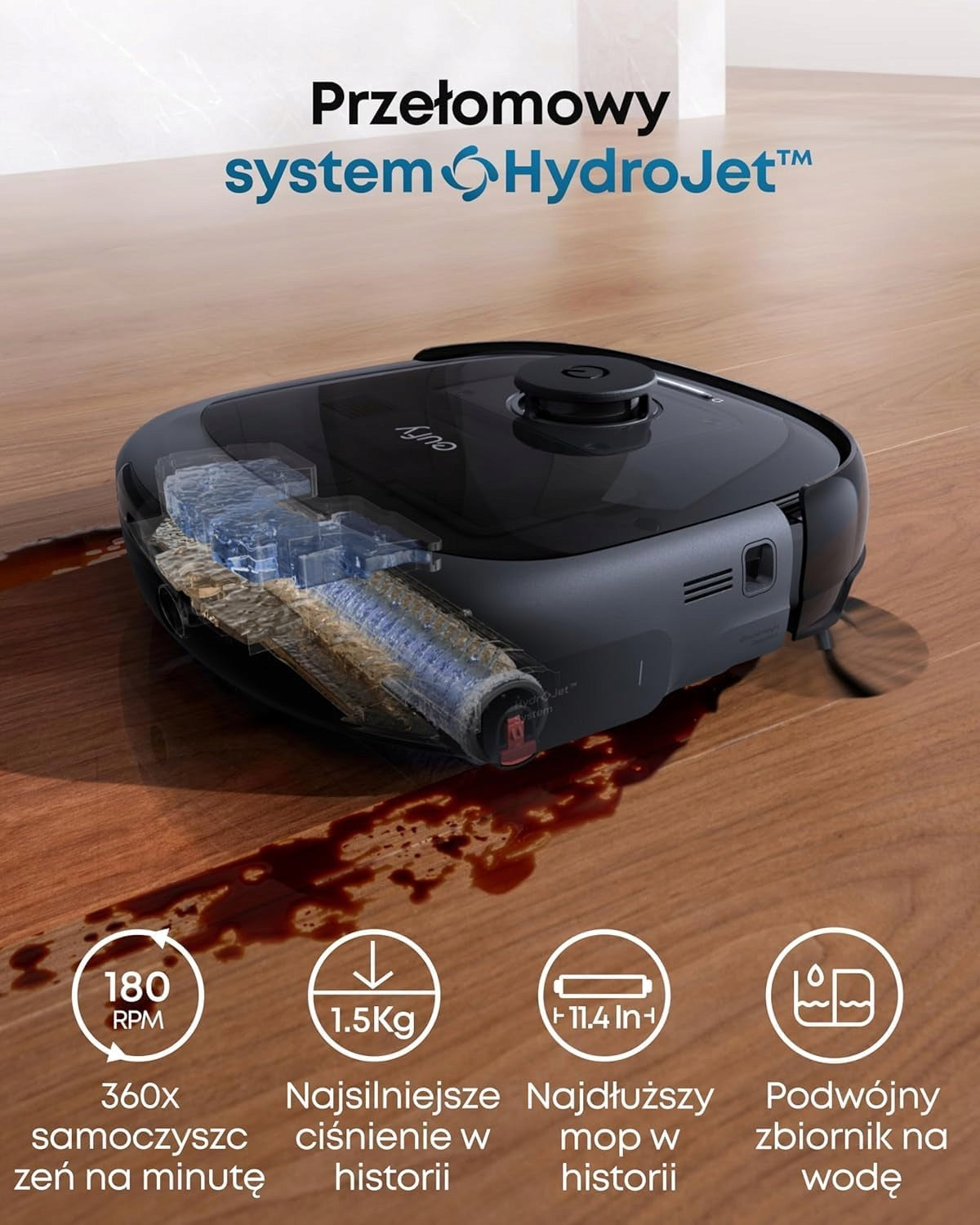 MOPPING ROBOT E28 OMNI 20000PA HYDROJET VACUUM CLEANER Brand no brand