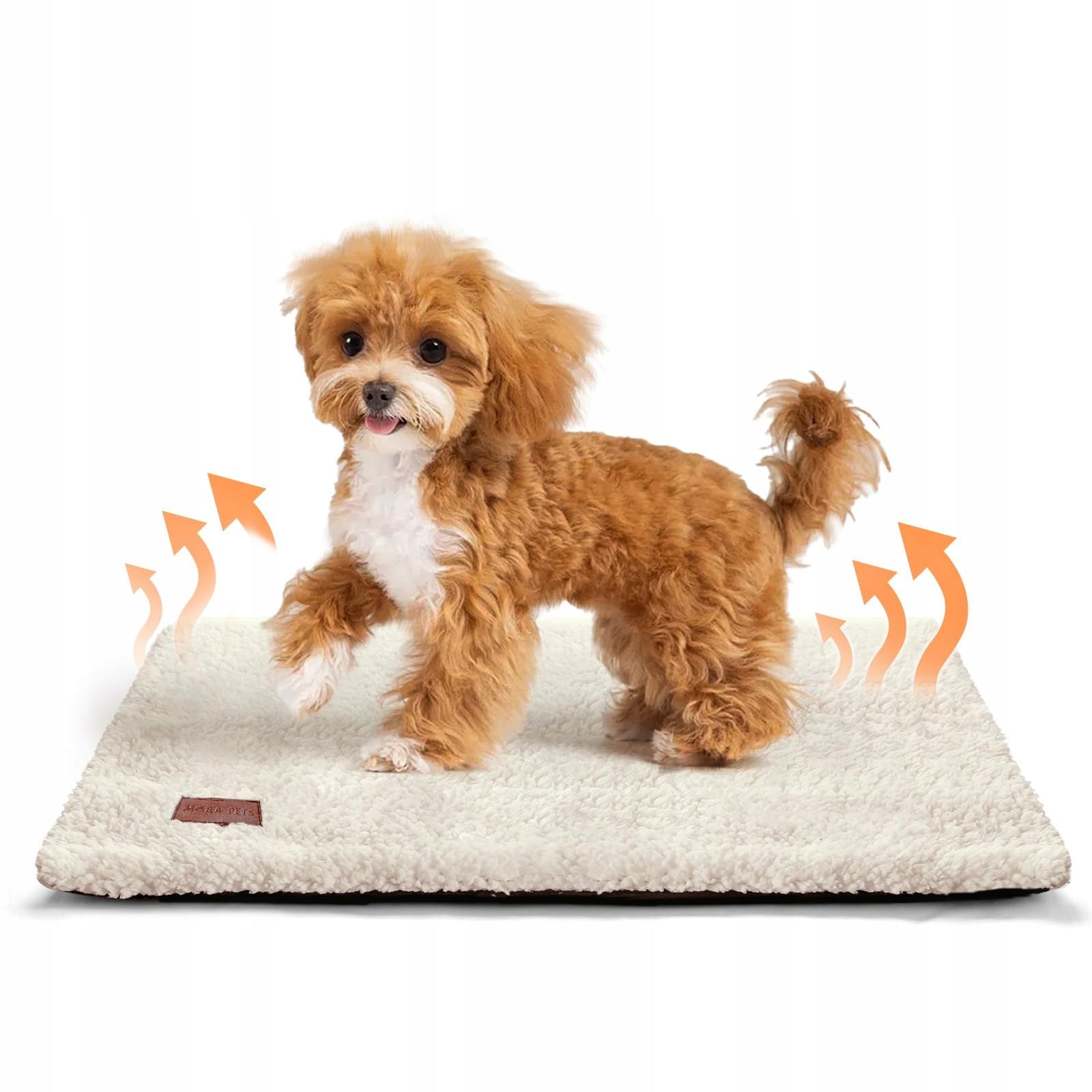 MORA PETS Self-Heating Cat Blanket Soft Warm Blanket 74x48cm