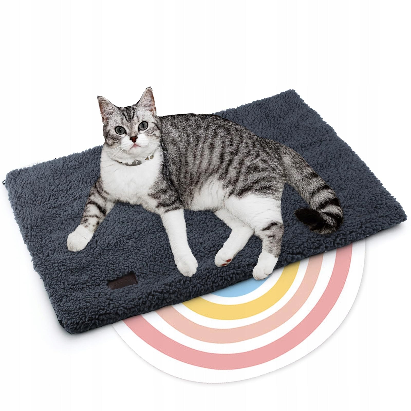 MORA PETS Self-Heating Cat Blanket Soft and Warm 61 x 46 cm