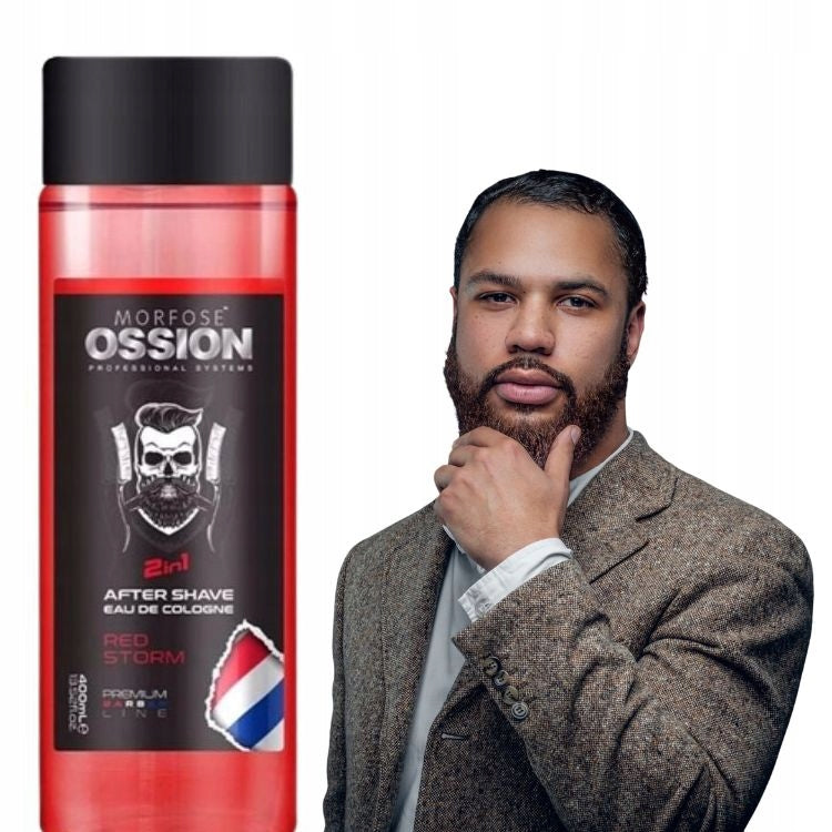 MORFOSE AFTER SHAVE COLOGNE 2IN1 RED STORM AFTERSHAVE COLOGNE 400 ML