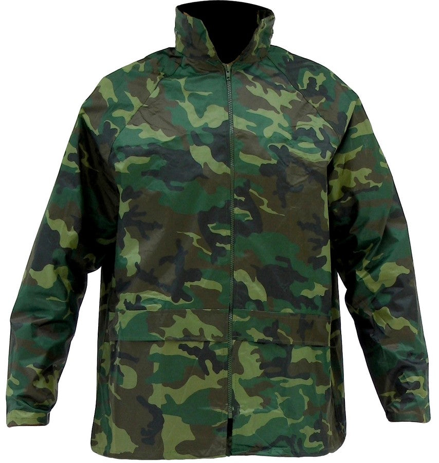 MORO rainproof set, sweatshirt + trousers M Color green