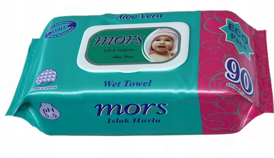 MORS MOISTURIZING WIPES FOR CHILDREN A90 ALOE