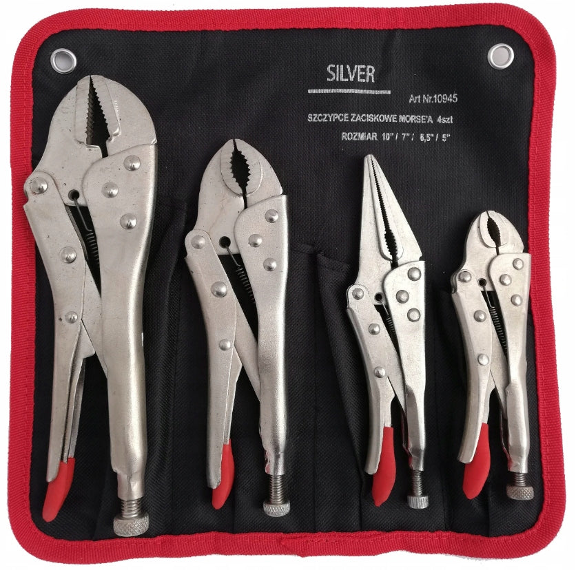 MORSEA MORSA CLAMP PLIERS WELDING KEY FROG CASE SET OF 4el Packaging status original