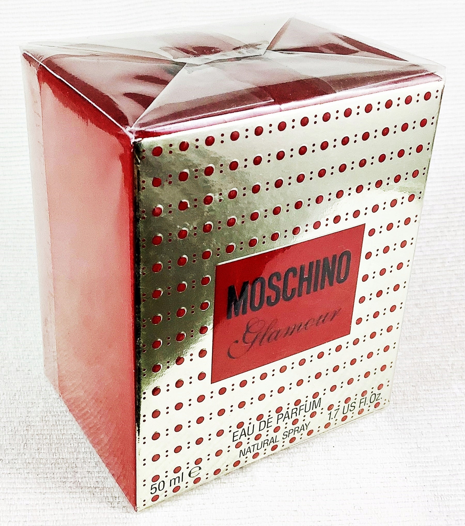MOSCHINO GLAMOUR 50 ML EAU DE PARFUM UNIQUE Packaging status original