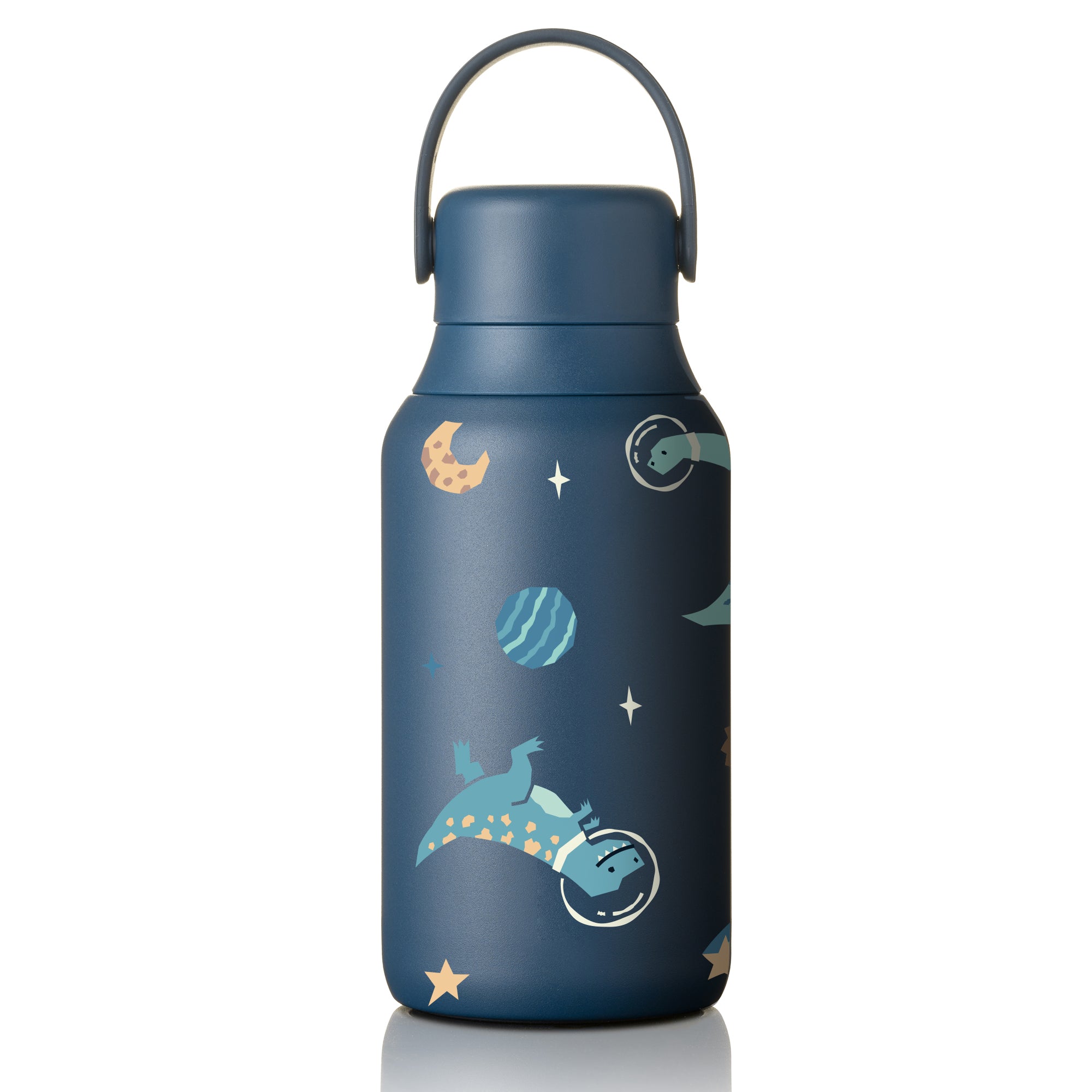 MOSHI thermal bottle for children 350 ml - Dino in space Packaging status original