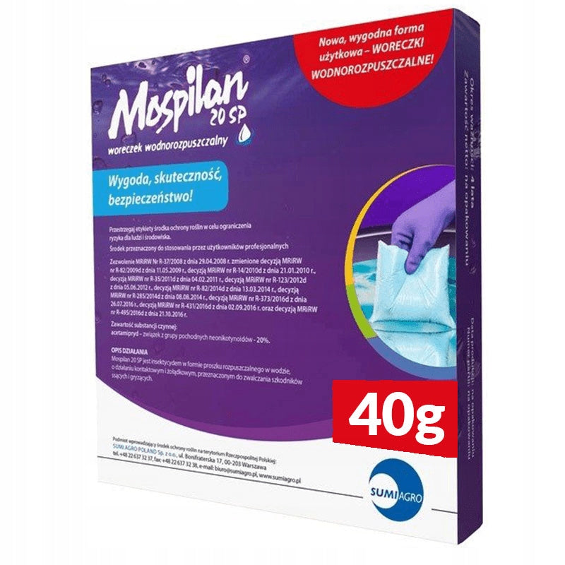 MOSPILAN 20 SP 40g INSECTICIDE ON APHIDS FRUIT STONKA SUMI AGRO Manufacturer code 5901891280685