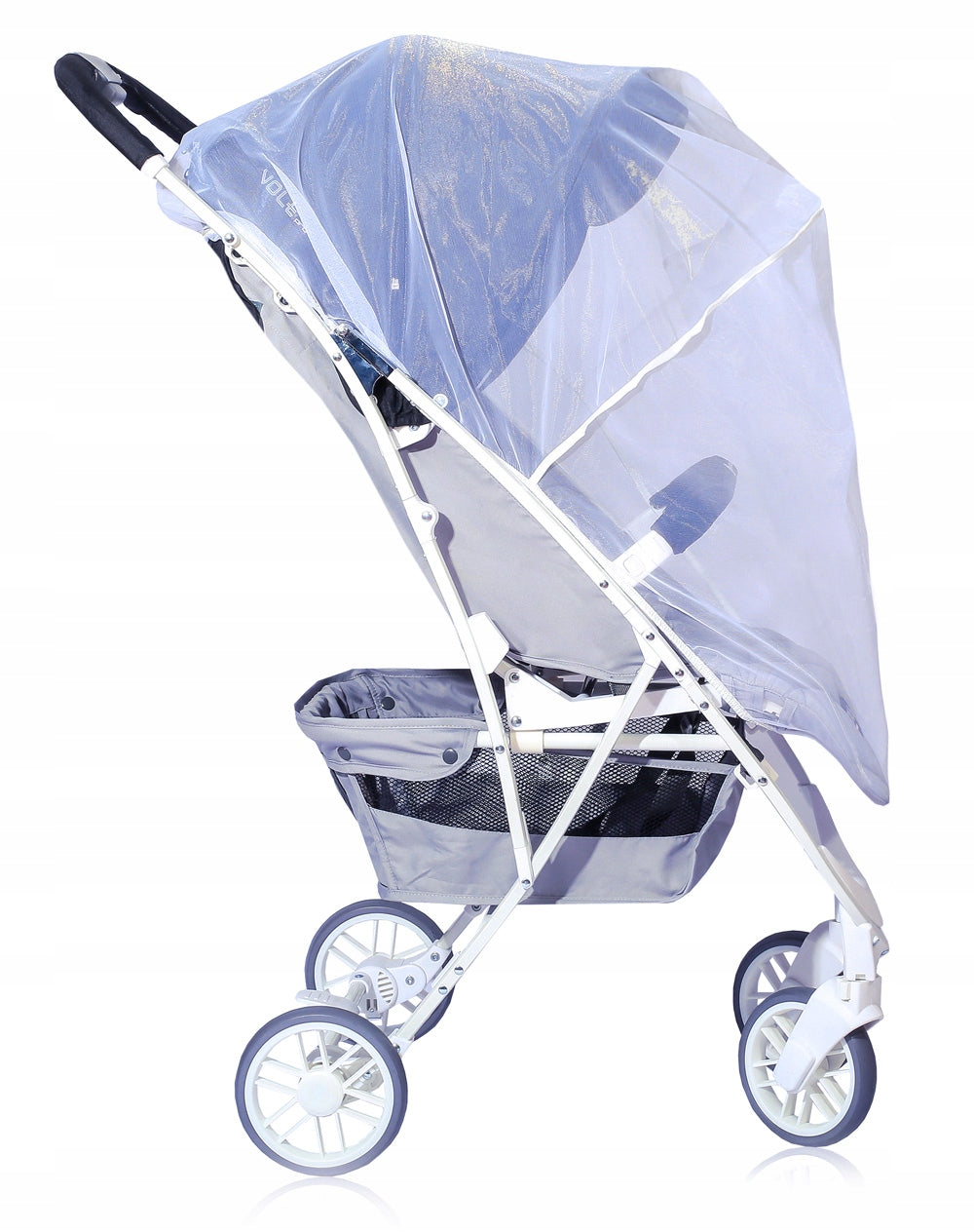 MOSQUITO NET WHITE 2in1 FOR STROLLER for stroller gondola Manufacturer code AD siatka wózka grande sempre trig spacerówki