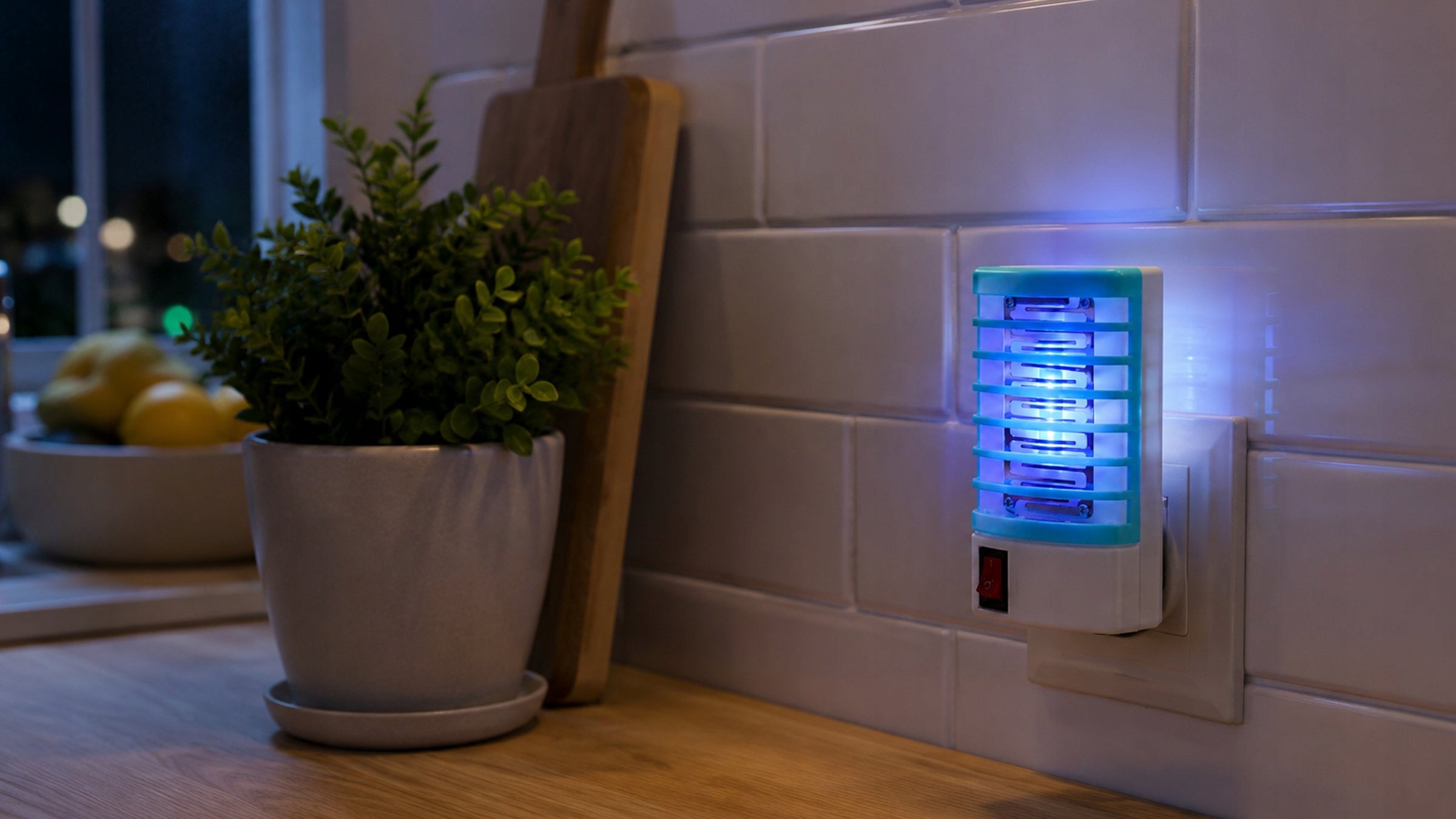 MOSQUITO TRAP LAMP FLIES MOTHS WASPS INSECTS INSECTICIDAL UV ELECTRIC 1W Use Against spiders