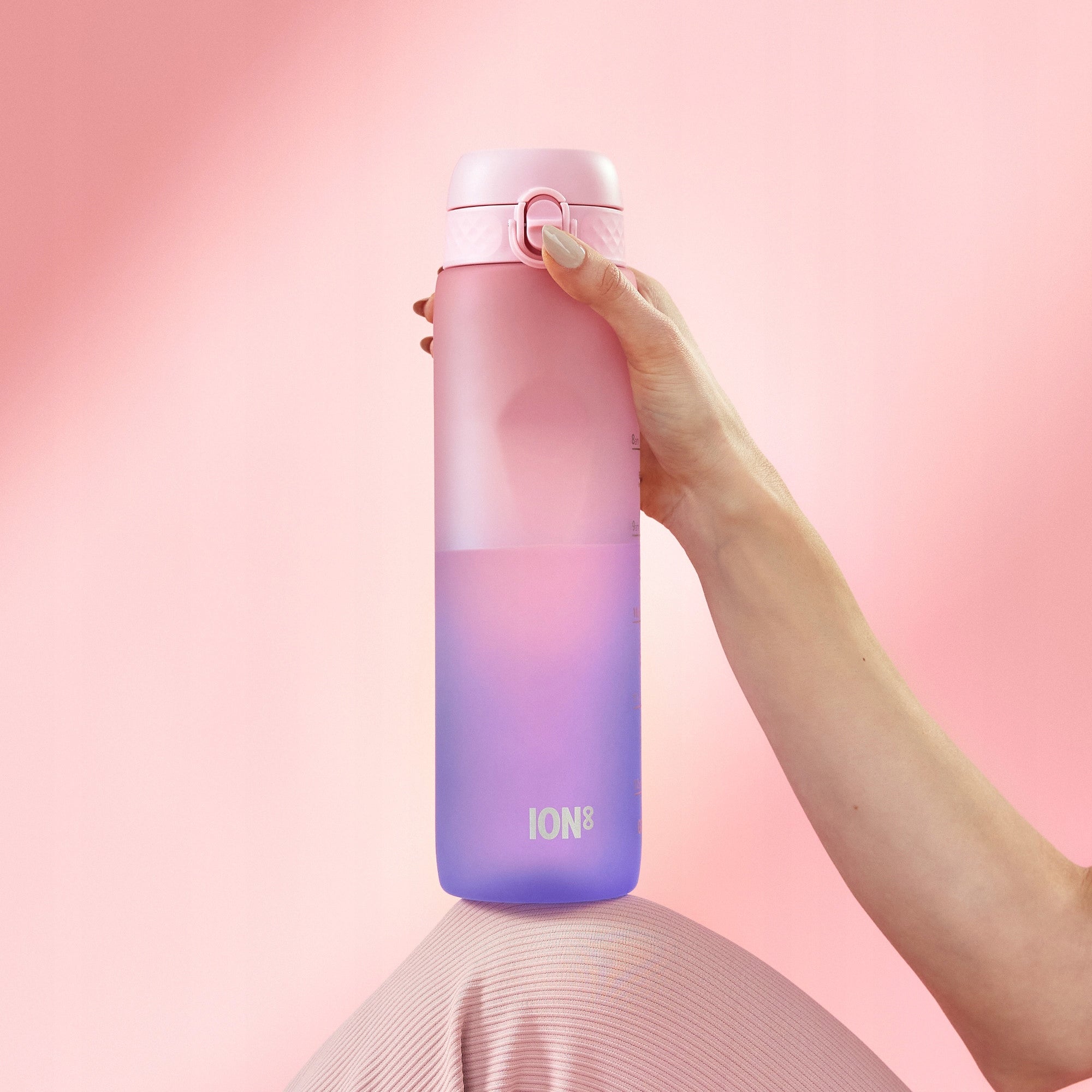 MOTIVATOR MOTIVATIONAL STRAW BOTTLE WITH SPORTS TUBE MOUTHPIECE ION8 1 L Volume 1000 ml