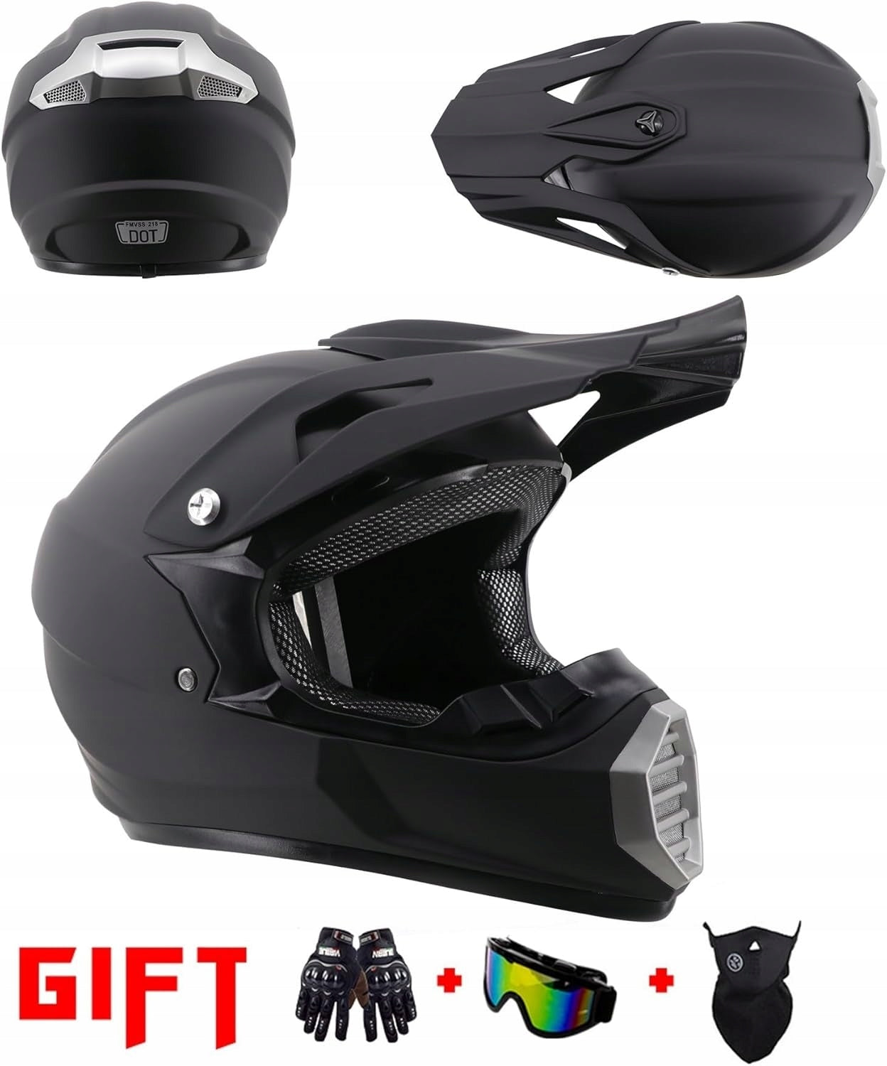 MOTOCROSS MOTORCYCLE HELMET MTB ATV OFFROAD DH SIZE M Manufacturer's catalog number MtQcBdHy