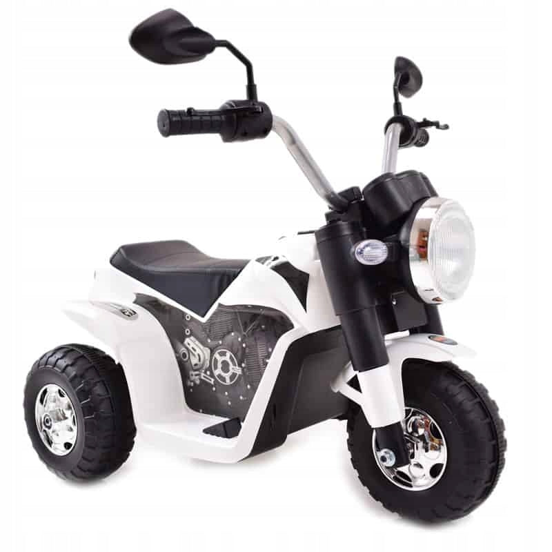 MOTOR CHOPPER FIRST MOTORBIKE FOR BABY,MELODIES, LIGHTS JC916 Manufacturer code JC-916-BIAŁY