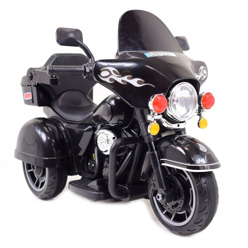 MOTOR CHOPPER FOR BATTERY WITH BACKREST SOUNDS, TWO MOTORS, REMOTE CONTROL/609