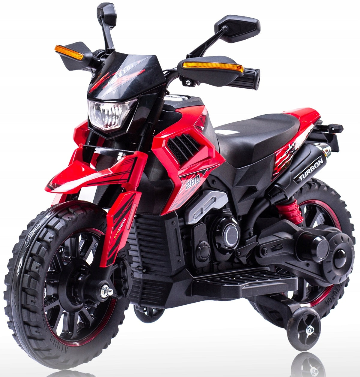 MOTOR CROSS DL MOTORCYCLE for LED battery, SOUNDS, LEATHER