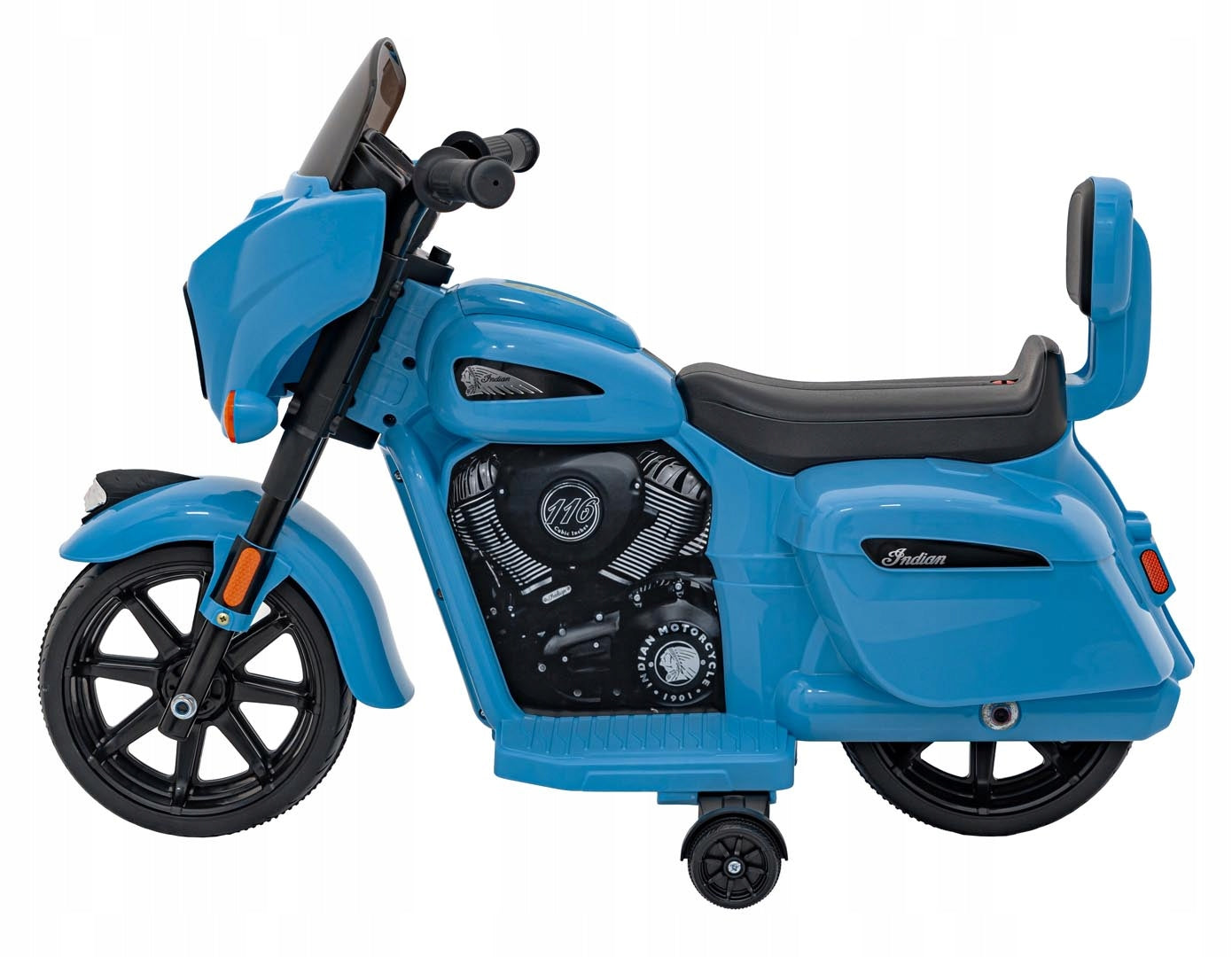 MOTOR MOTORBIKE CHOPPER FOR CHILDREN'S BATTERY + SIDE WHEELS Brand no brand
