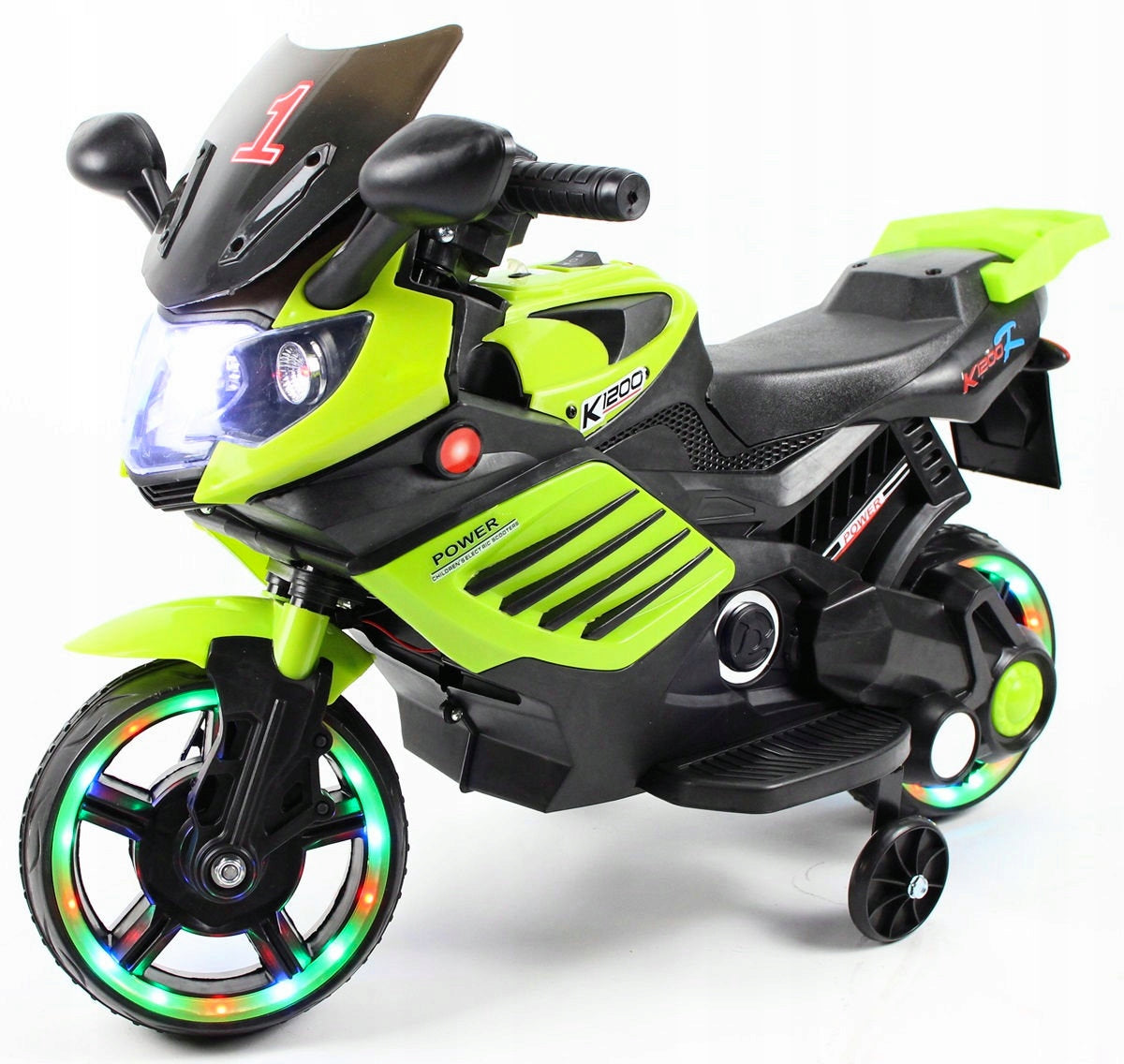 MOTOR RR MOTORCYCLE for LED battery, HIT SOUNDS, LED WHEELS