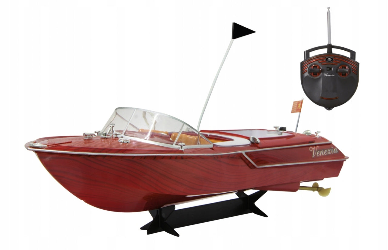MOTORBOAT VENEZIA 45cm TWO MOTORS BOAT RC Color beige