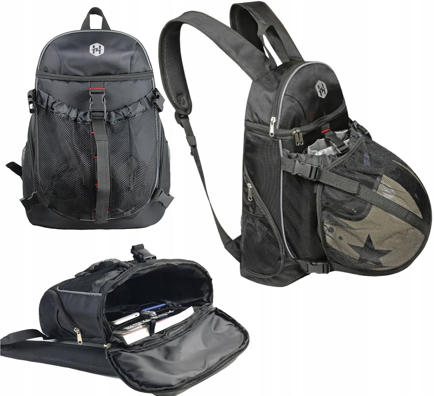 MOTORCYCLE BACKPACK LAPTOP KASK 24 L 1680D