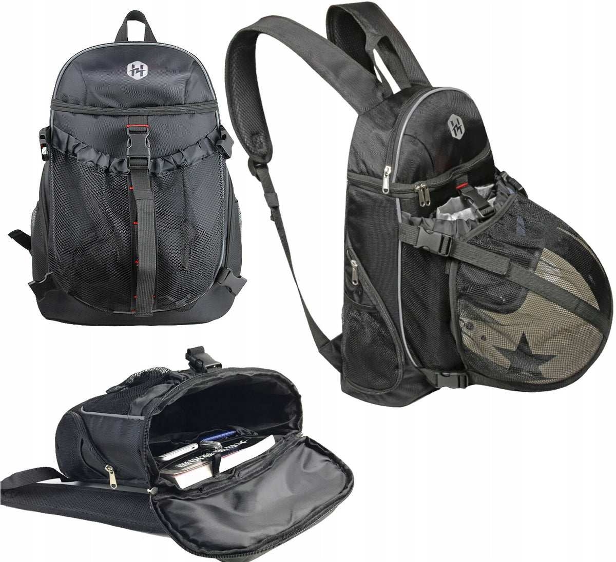 MOTORCYCLE BACKPACK LAPTOP KASK 24 L 1680D