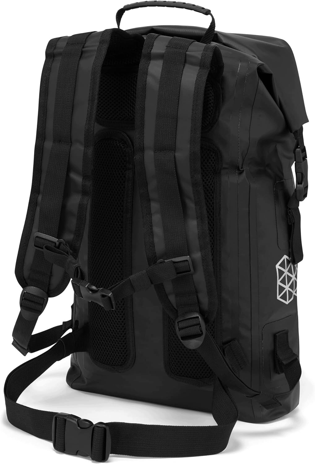 MOTORCYCLE BACKPACK ROLLED DRY BAG 30L WATERPROOF BLACK WITH REFLECTIVE Manufacturer JDC