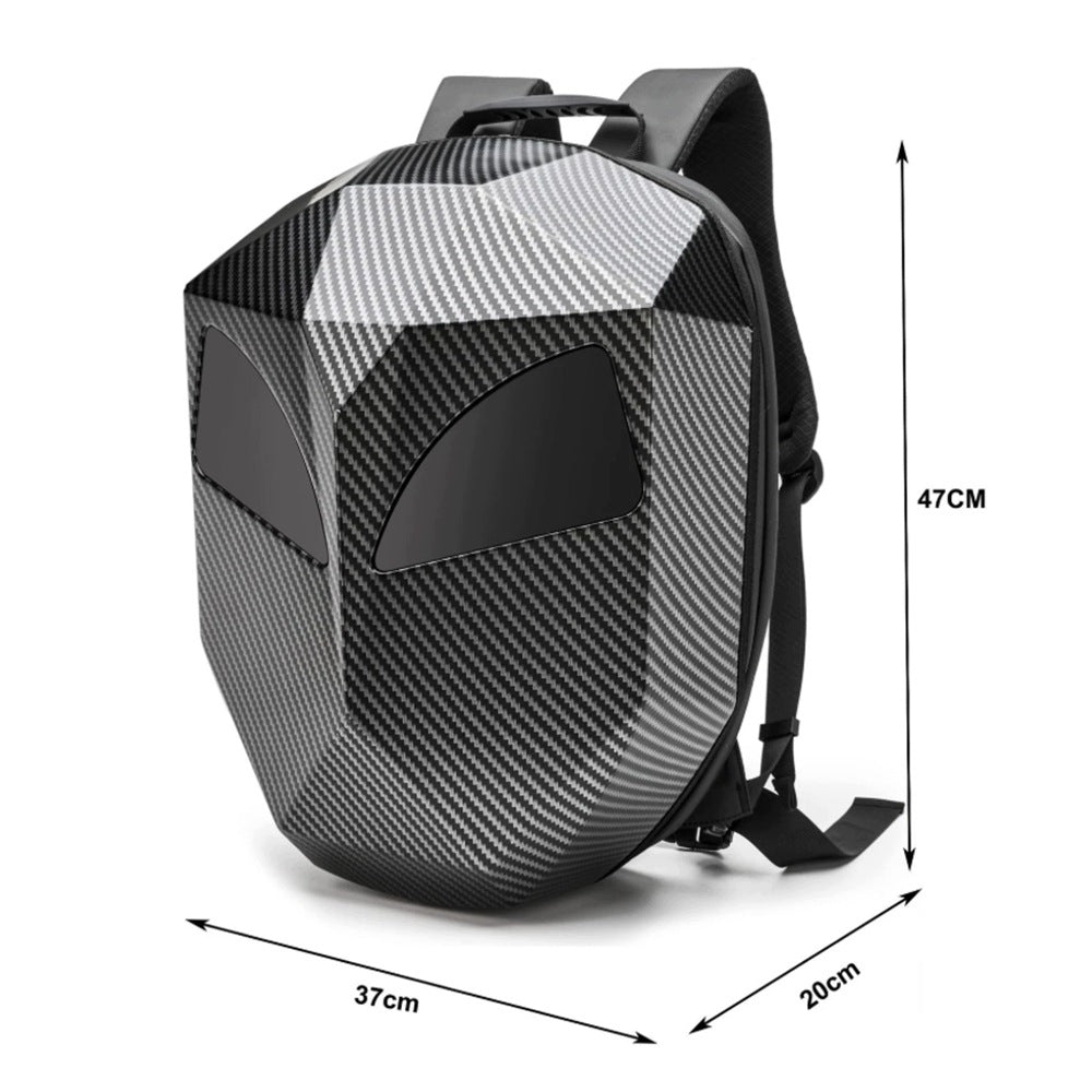 MOTORCYCLE BACKPACK WITH EYES LED WATER RESISTANT MOTORCYCLE HELMET BLUETOOTH SCREEN Manufacturer no brand