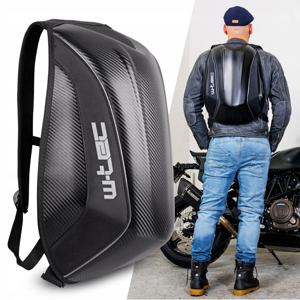 MOTORCYCLE BACKPACK WITH HARD SHELL W-TEC SHELLTER