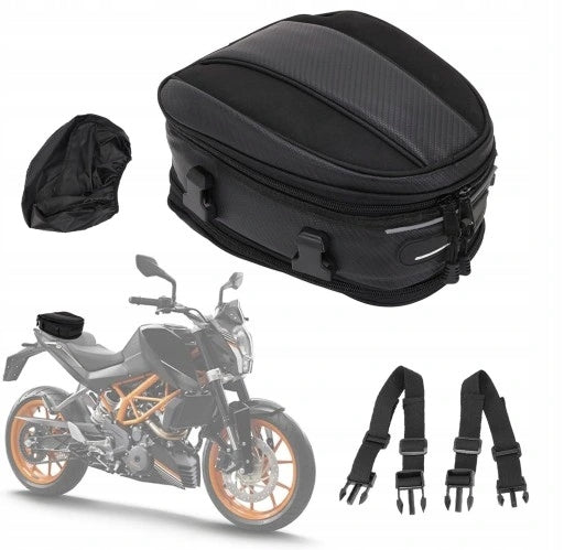 MOTORCYCLE BAG FOR THE REAR SEAT OF THE MOTORCYCLE WATERPROOF ROOMY