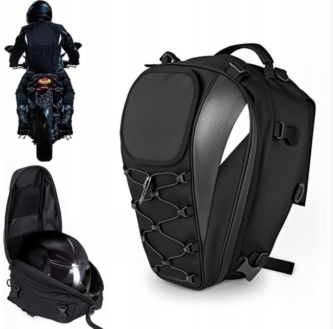 MOTORCYCLE BAG WATERPROOF STRETCH FOR MOTORCYCLE 25-38L TRUNK BACKPACK 2in1