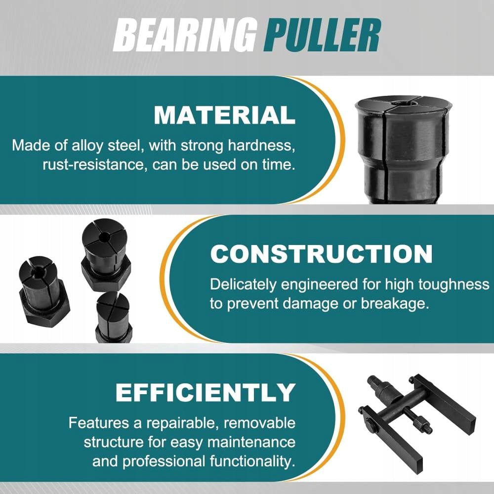 MOTORCYCLE BEARING PULLER INNER BEARING PULLER KIT Model Bike Bearing Puller