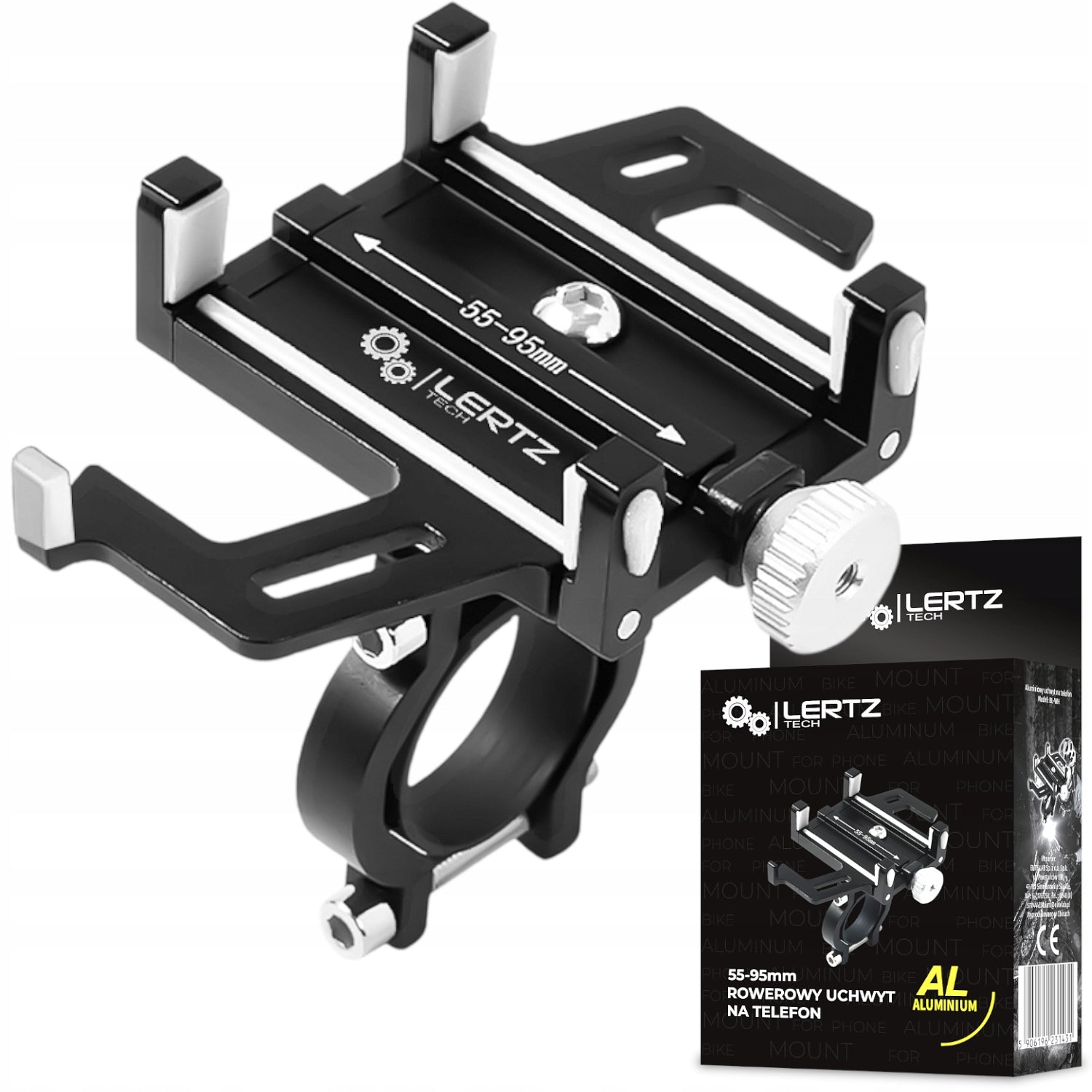 MOTORCYCLE BIKE HOLDER FOR PHONE HANDLEBAR ALUMINUM STRONG STABLE
