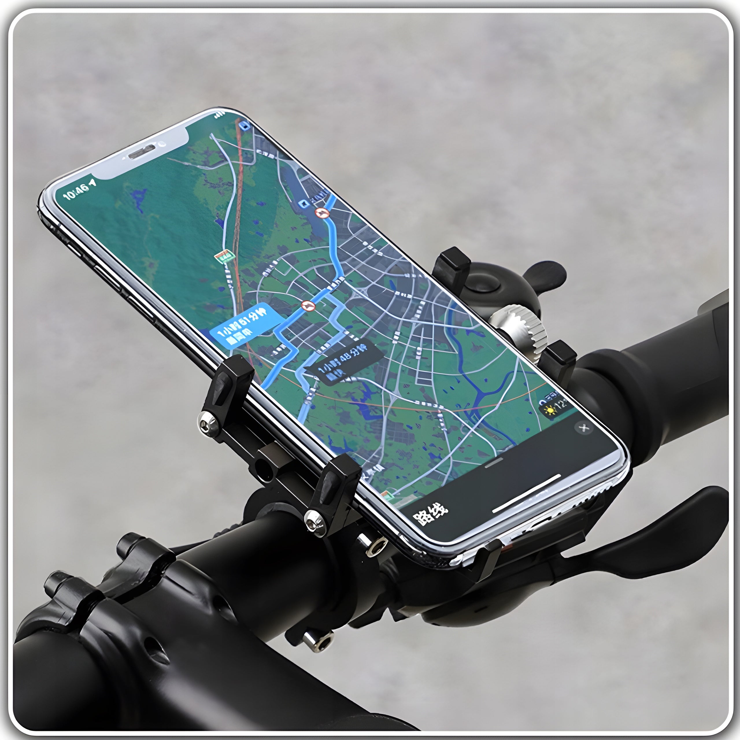 MOTORCYCLE BIKE HOLDER FOR PHONE HANDLEBAR BIKE STRONG ALUMINUM Brand MBG Line