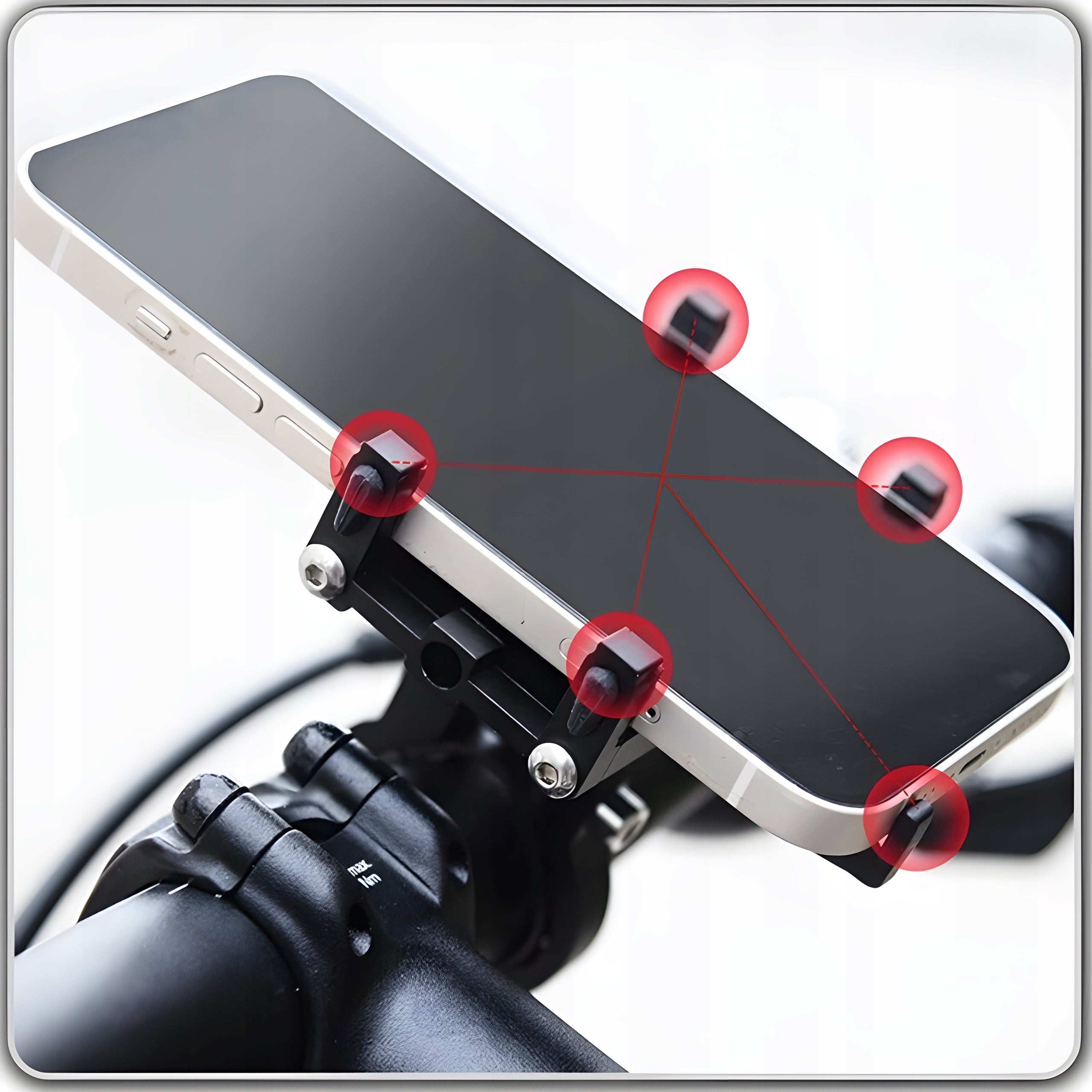 MOTORCYCLE BIKE HOLDER FOR PHONE HANDLEBAR BIKE STRONG ALUMINUM Manufacturer code MH29A