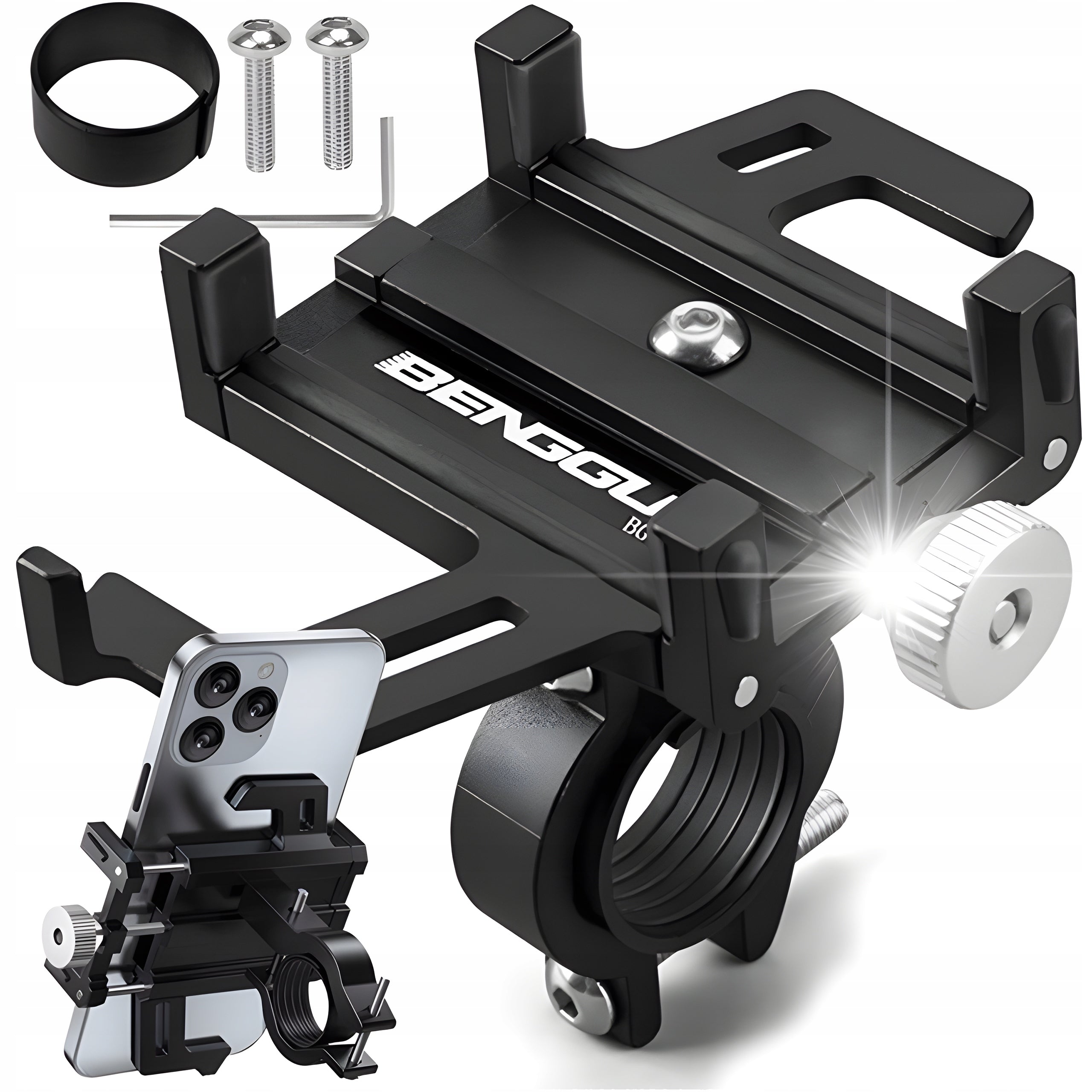 MOTORCYCLE BIKE HOLDER FOR PHONE HANDLEBAR BIKE STRONG ALUMINUM