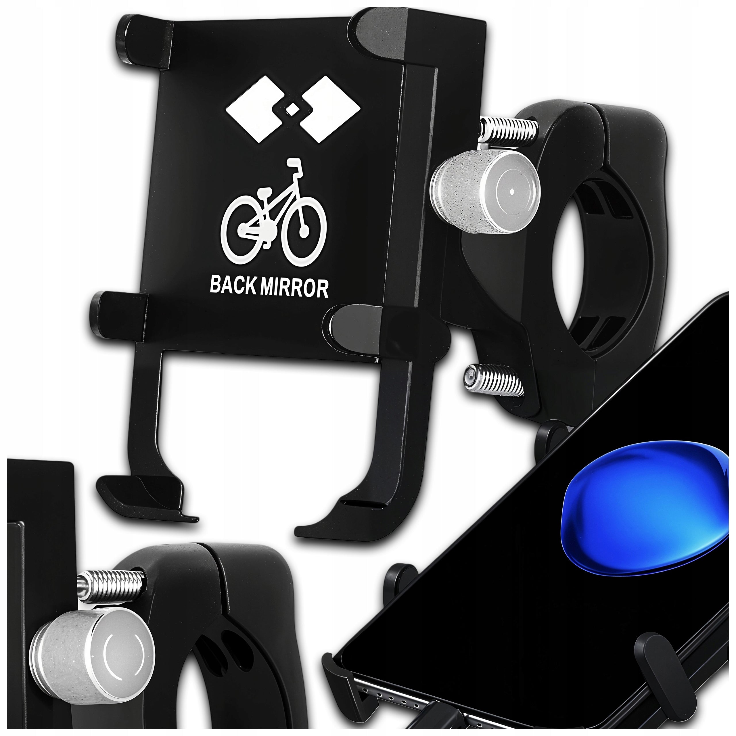 MOTORCYCLE BIKE HOLDER FOR PHONE HANDLEBAR BIKE STRONG ALUMINUM