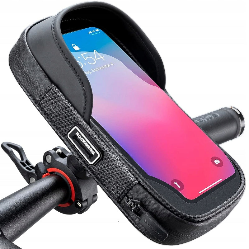 MOTORCYCLE BIKE PHONE HOLDER WATERPROOF ROCKBROS ROTATING CASE
