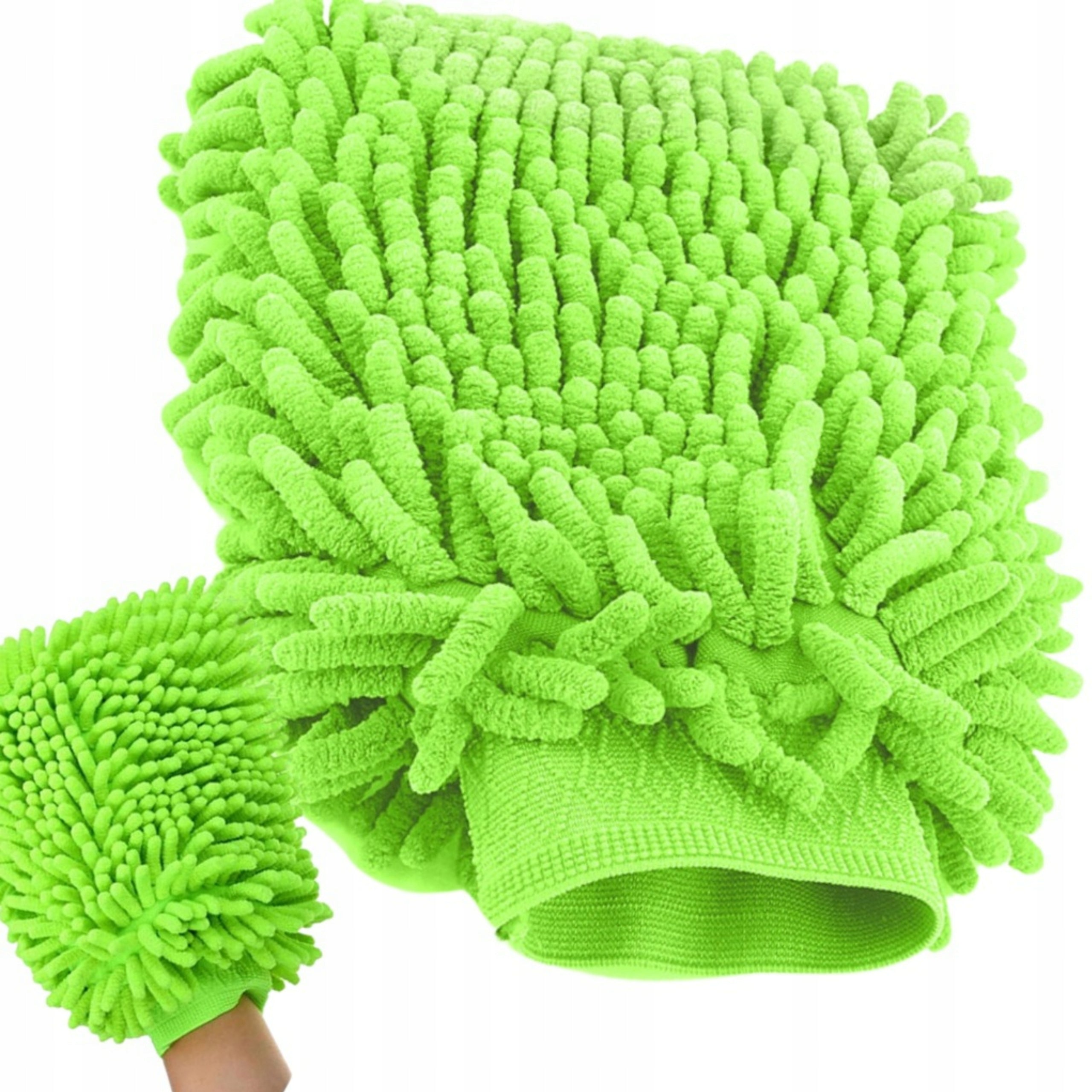 MOTORCYCLE CAR CLEANING GLOVE MICROFIBER WRIST