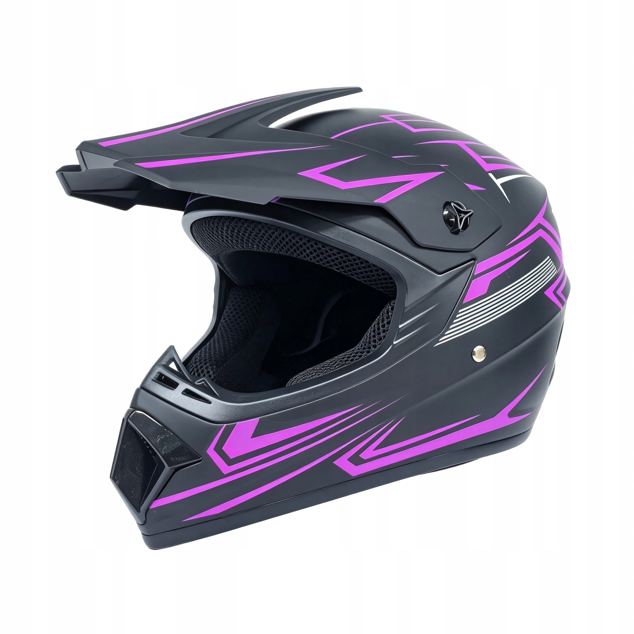 MOTORCYCLE CROSS HELMET LIGHT ENDURO + GOGGLES SIZE M (55-56 cm) Packaging status original