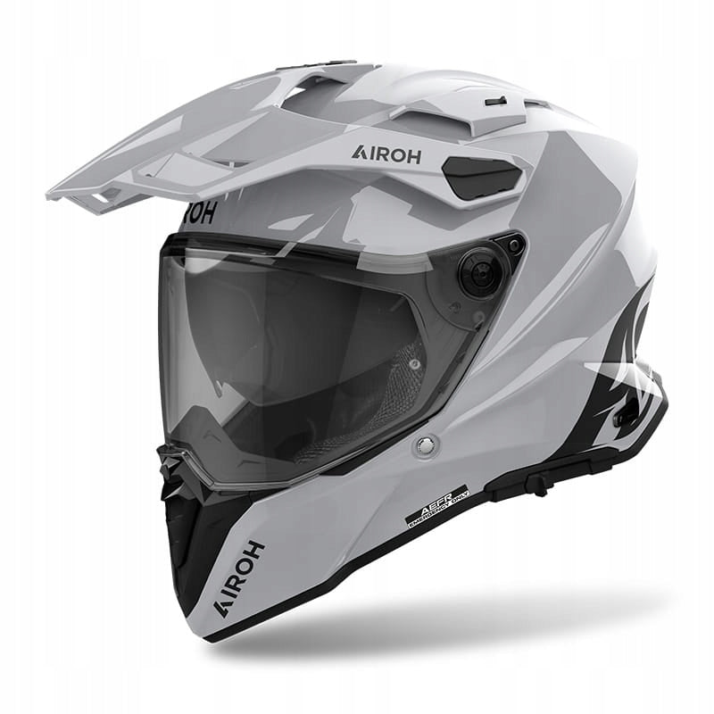 MOTORCYCLE HELMET AIROH COMMANDER 2 CEMENT GRAY GLOSS 2XL CM281-2XL